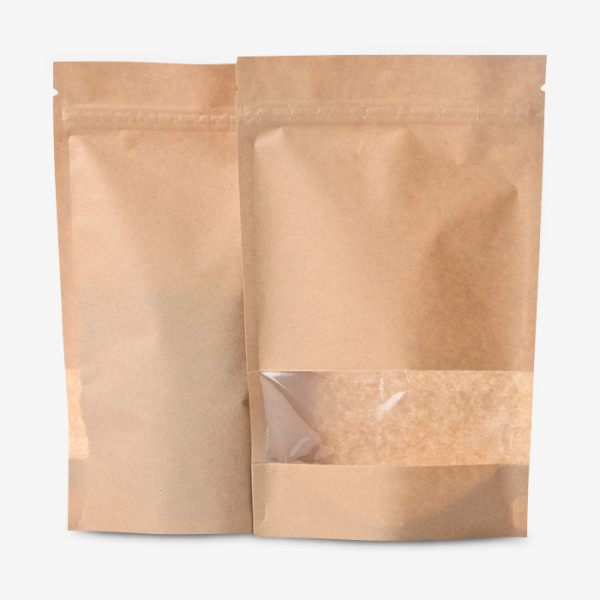 Doy Pack Kraft + window